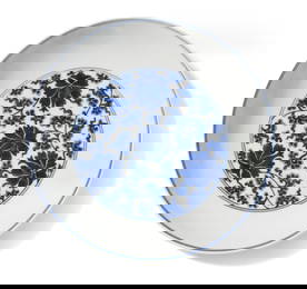 A Blue And White Porcelain Plate