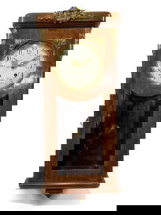 A Clock: H: 79 cm W: 31cm L: 16 cm.