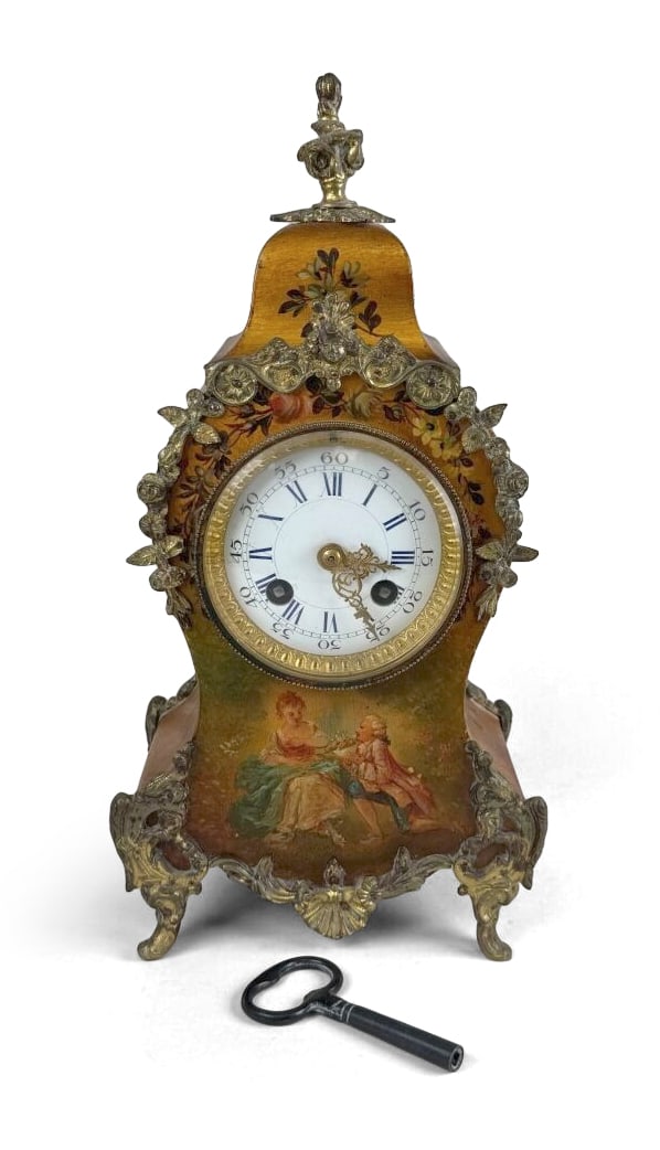 Small Polychrome Cartel Clock (1 of 1)