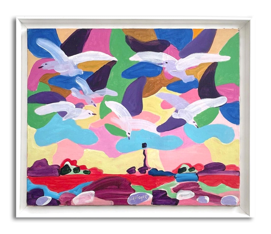 Charles Lapicque(1898–1988),Attributed to, Acrylic on Canvas (1 of 2)