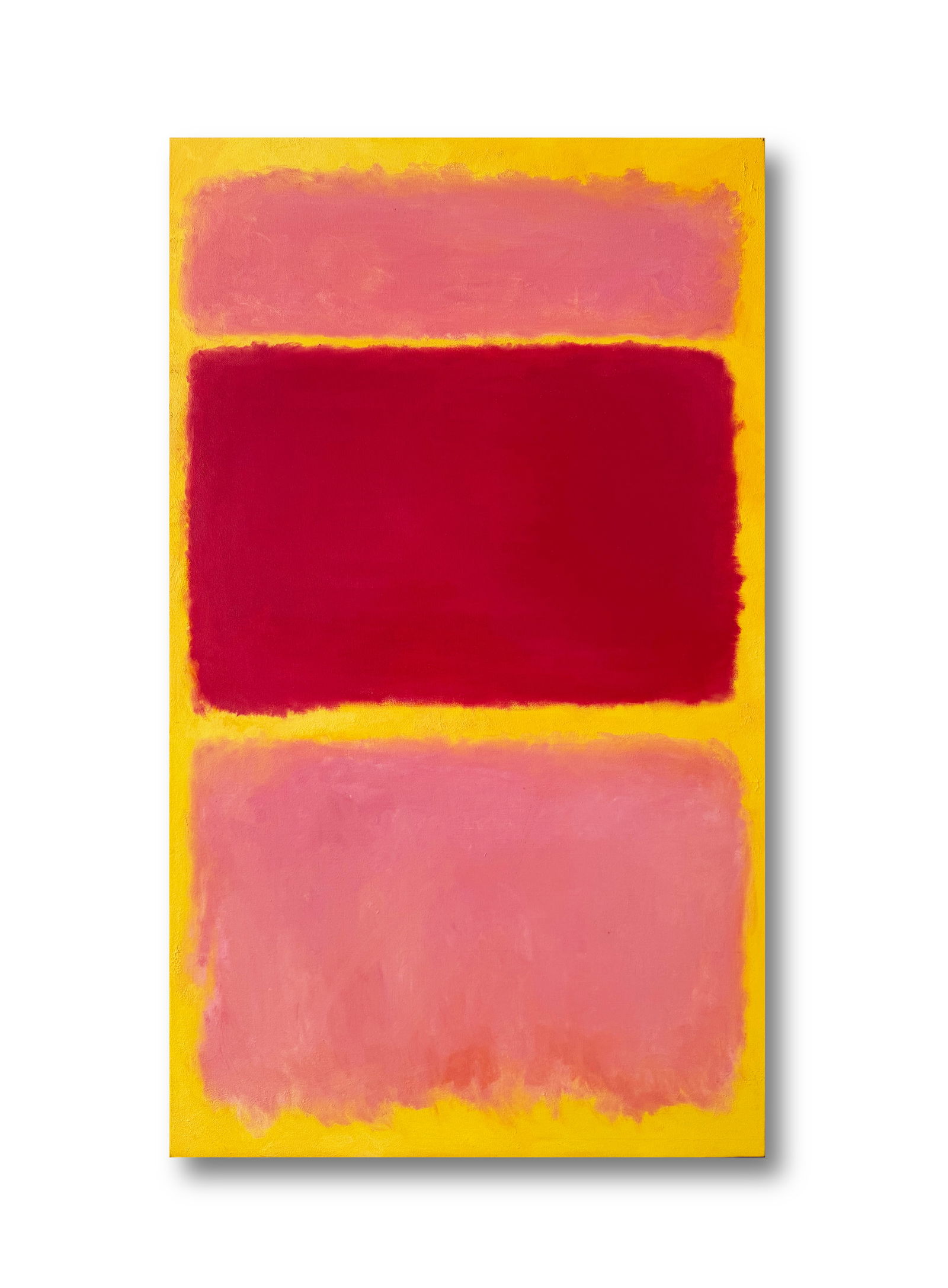 Mark Rothko (1903-1970), Attributed to, Oil on Canvas: Dimensions: 113 x 66cm Signed reverse Mark Rothko (1903-1970) was a preeminent American abstract expressionist painter renowned for his profound exploration of color, form, and emotion. His iconic pai
