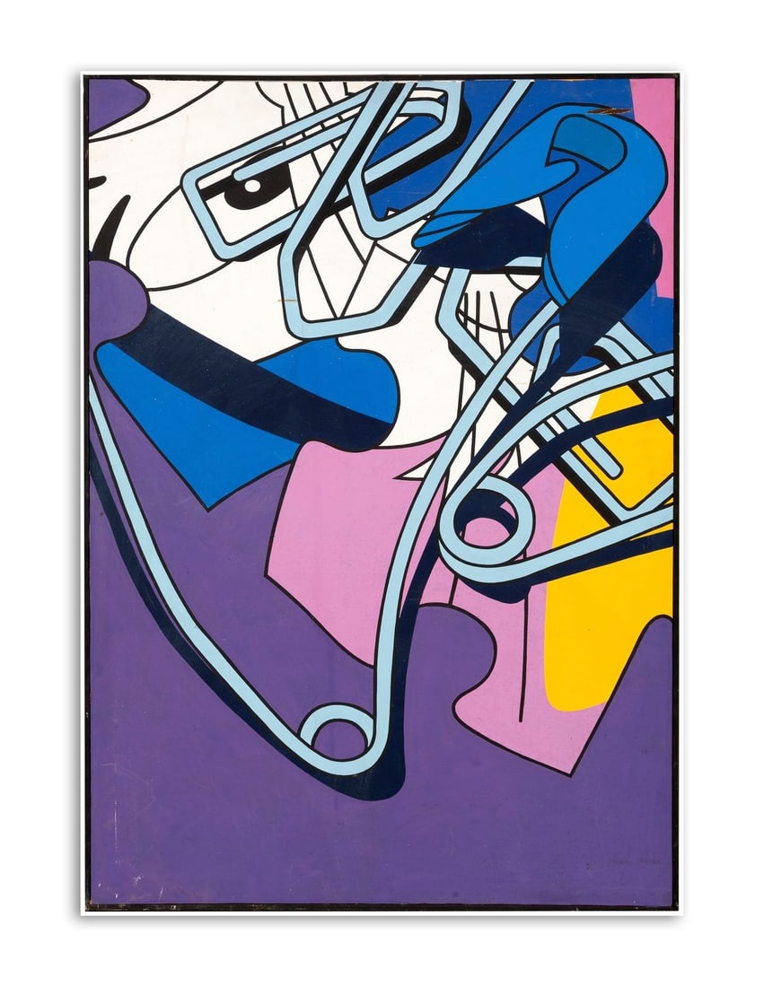 Alain Denis (B. 1947), Attributed to, Acrylic on Canvas (1 of 2)