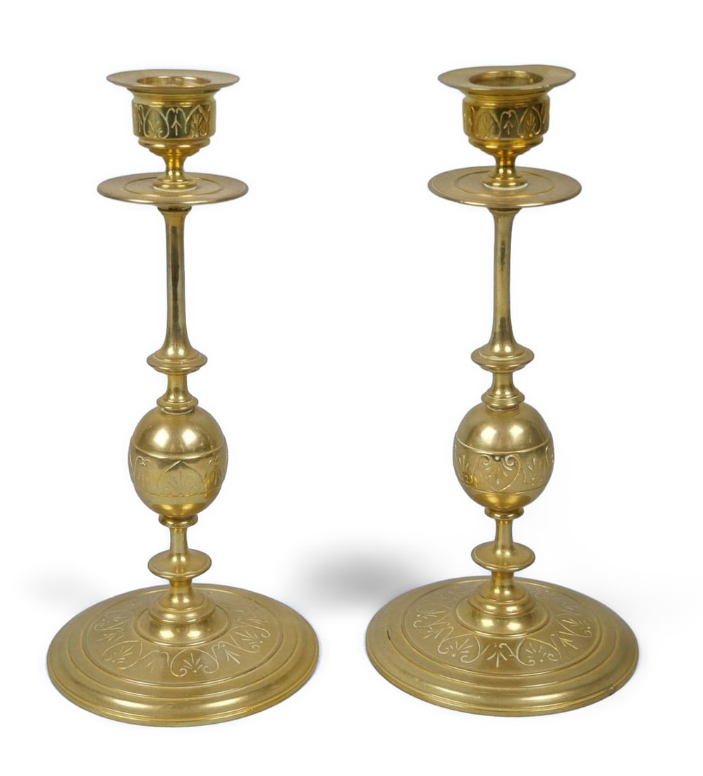 Pair of Brass Candlesticks (1 of 1)