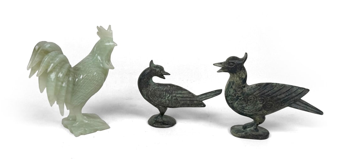 Jade Rooster and Bronze Birds (1 of 1)