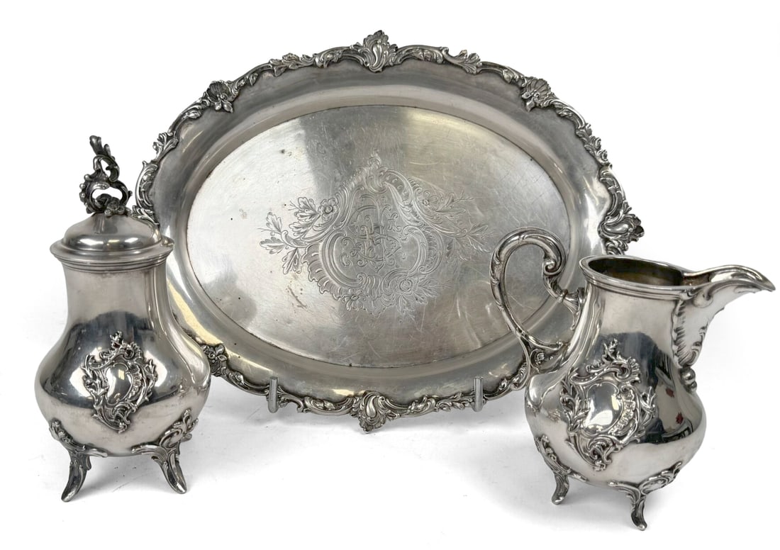 Silver Tea and Coffee Set (Small) (1 of 1)