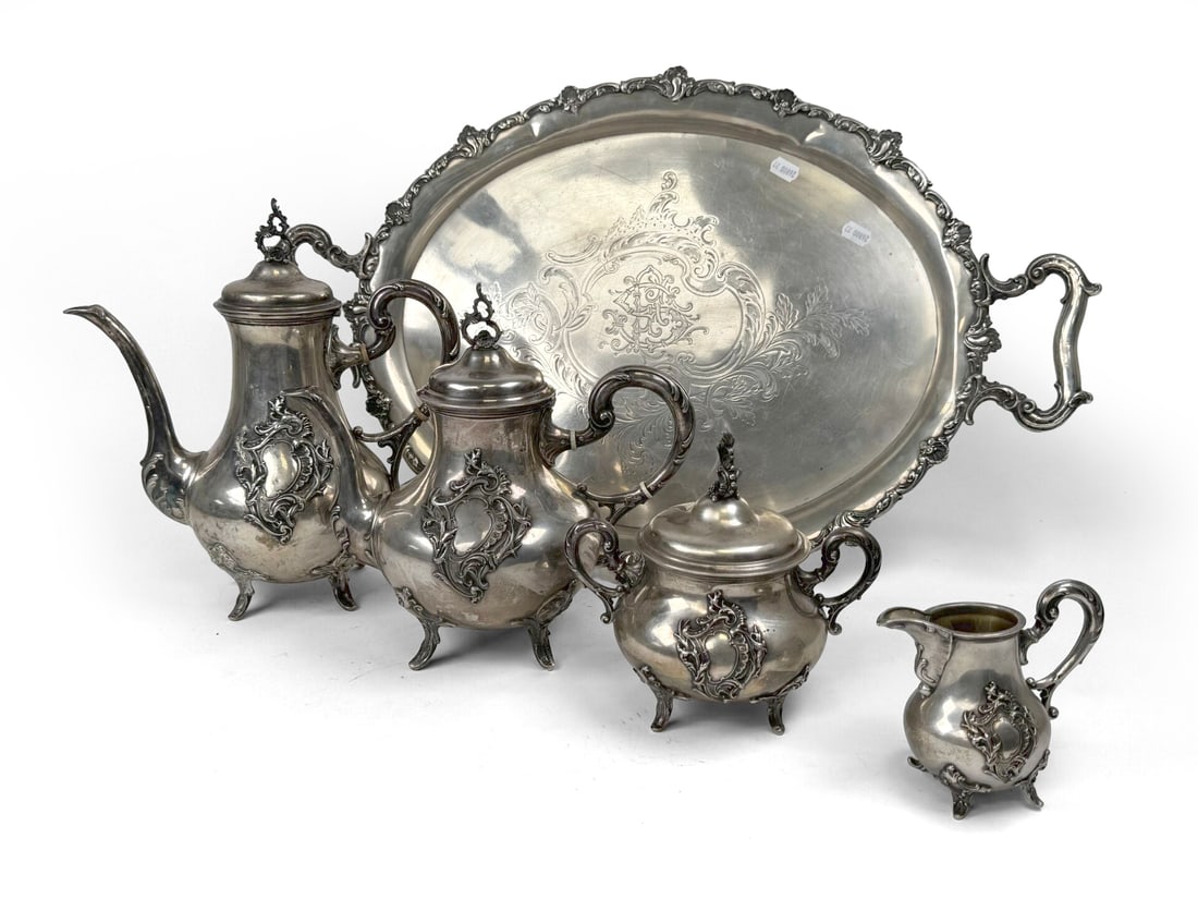 Silver Tea and Coffee Set (Large) (1 of 1)