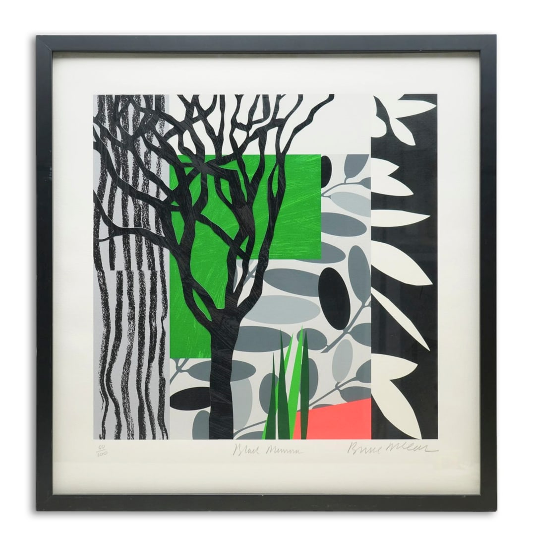 Bruce Mclean (B. 1944). Limited Edition Color Screenprint: Dimensions: 77 x 75 cm. Signed, titled, and numbered 60/100 in pencil Provenance: The Stour Gallery, London. Bruce McLean (b. 1944), Scottish artist working across multiple media, including sculpture,