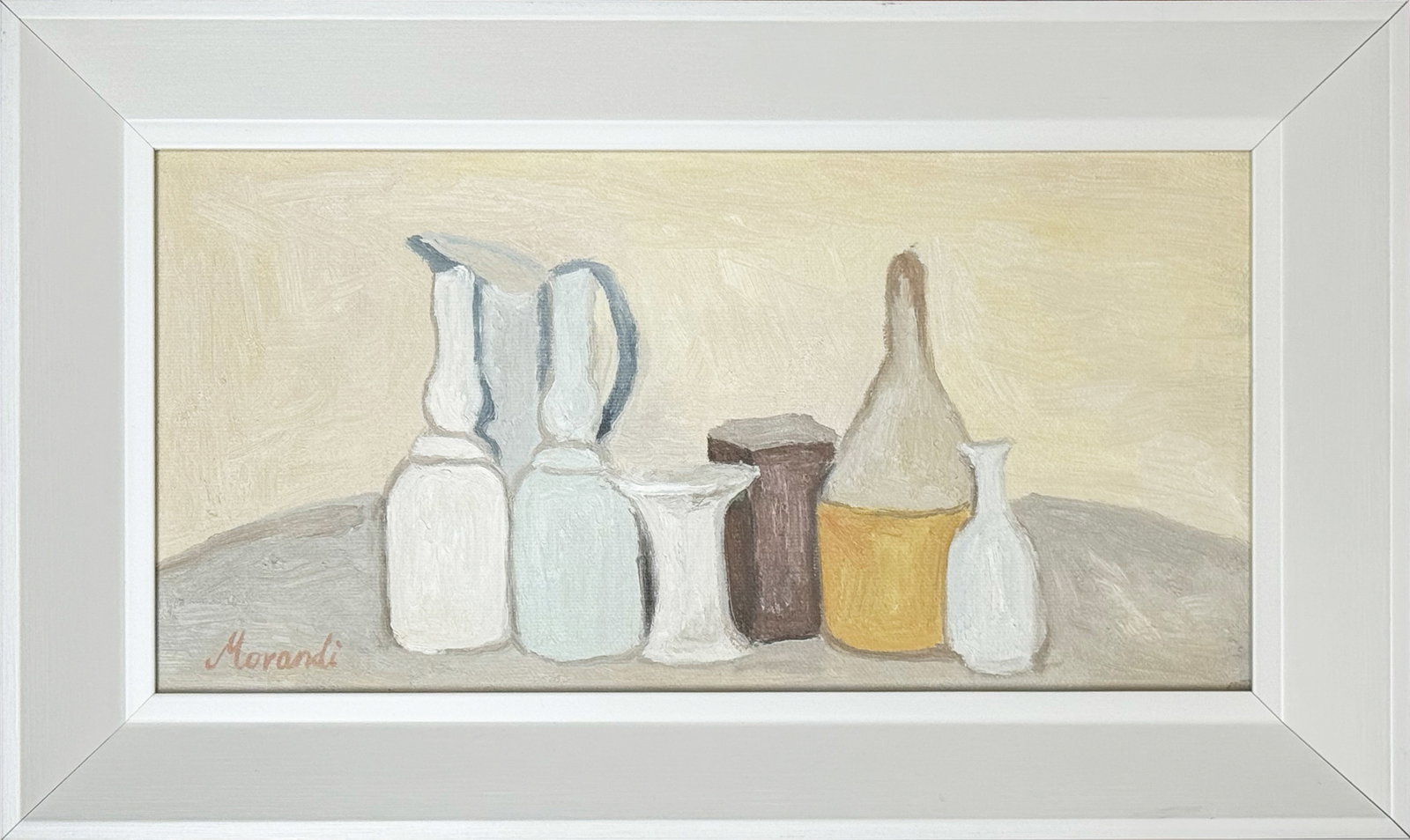 Giorgio Morandi Attr. Natura morta, oil on canvas (1 of 3)