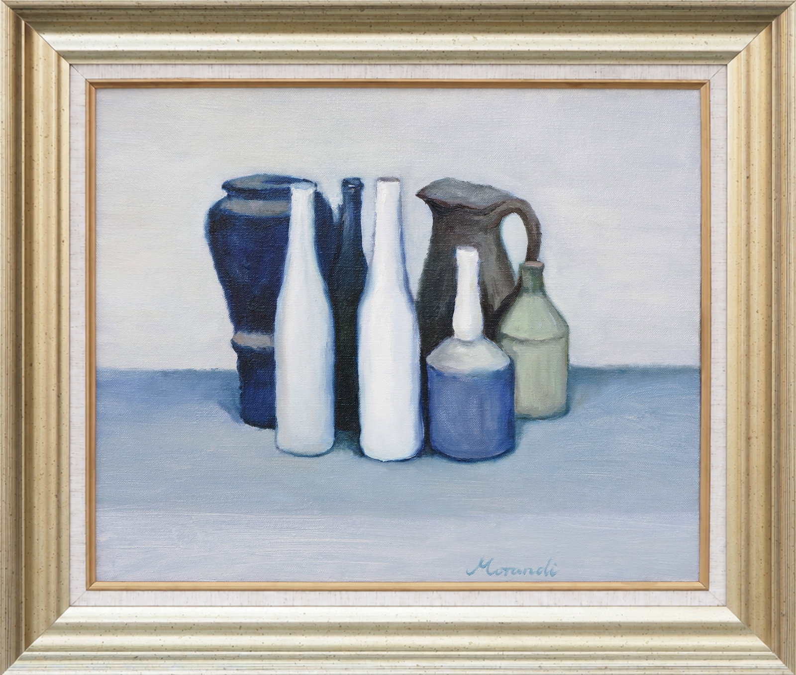 Giorgio Morandi Attr. Natura morta, oil on canvas (1 of 3)