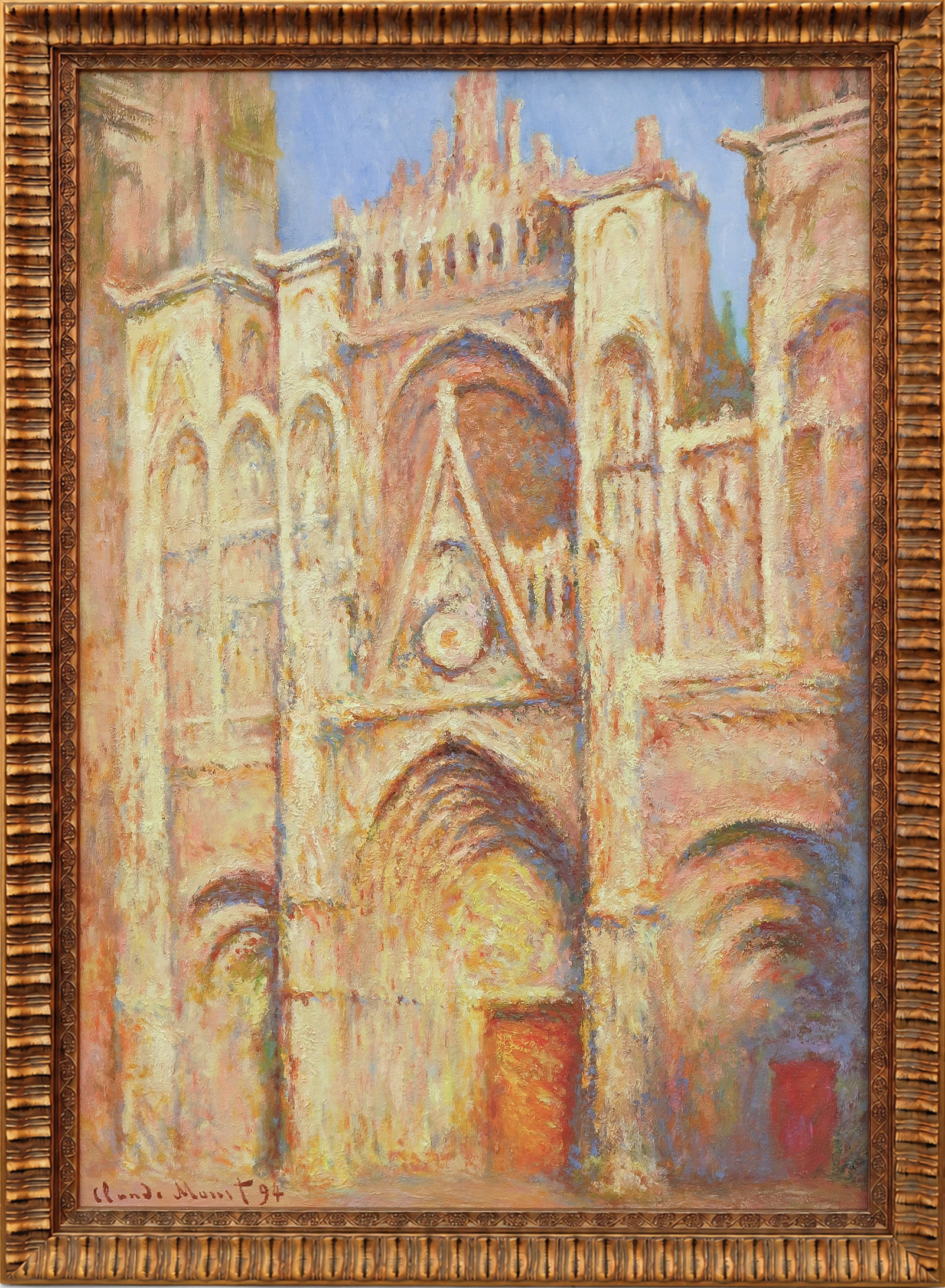 Claude Monet Attr. Rouen Cathedral, oil on canvas (1 of 3)
