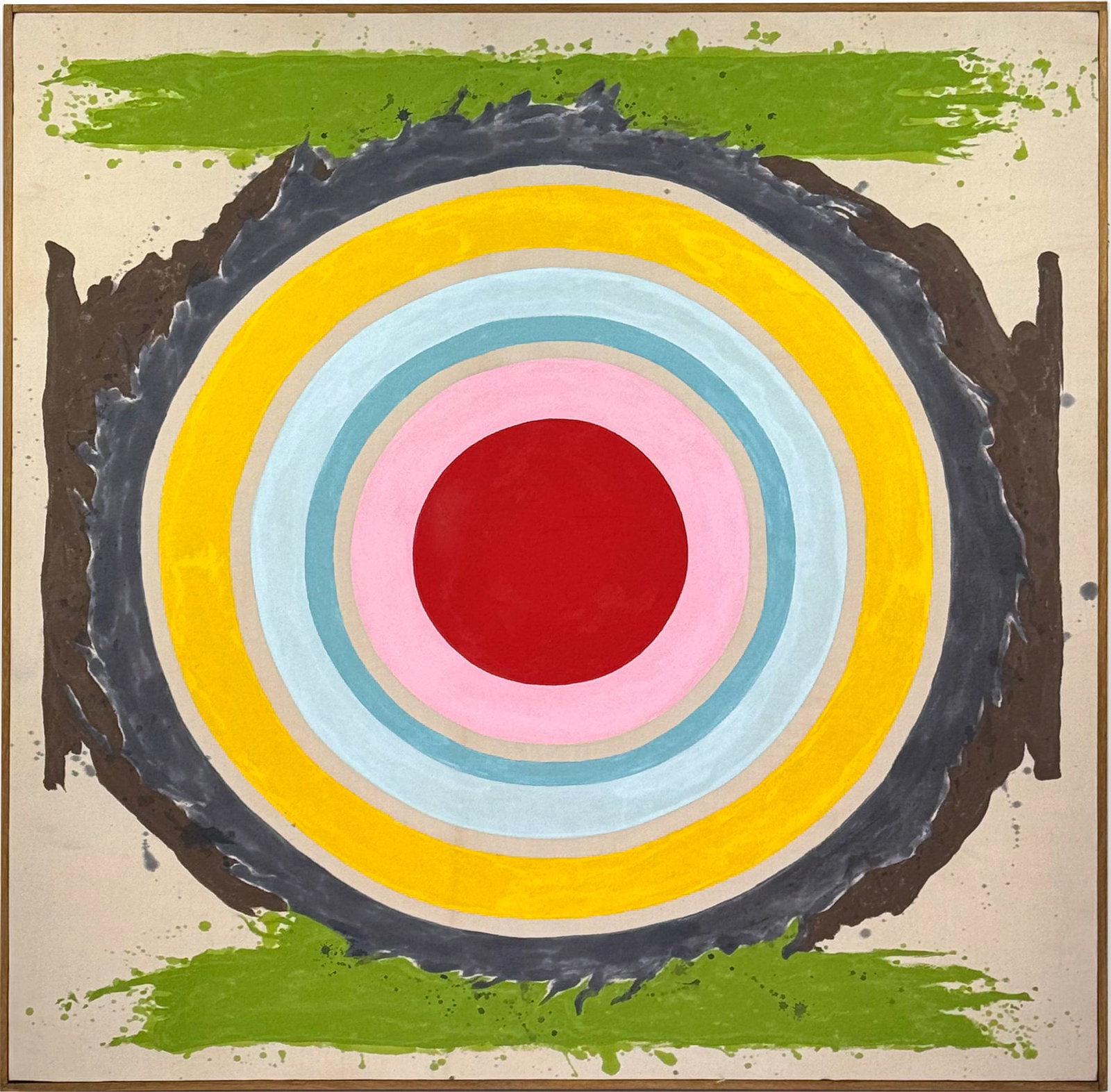 Kenneth Noland Attr. EMBER, oil on canvas (1 of 3)