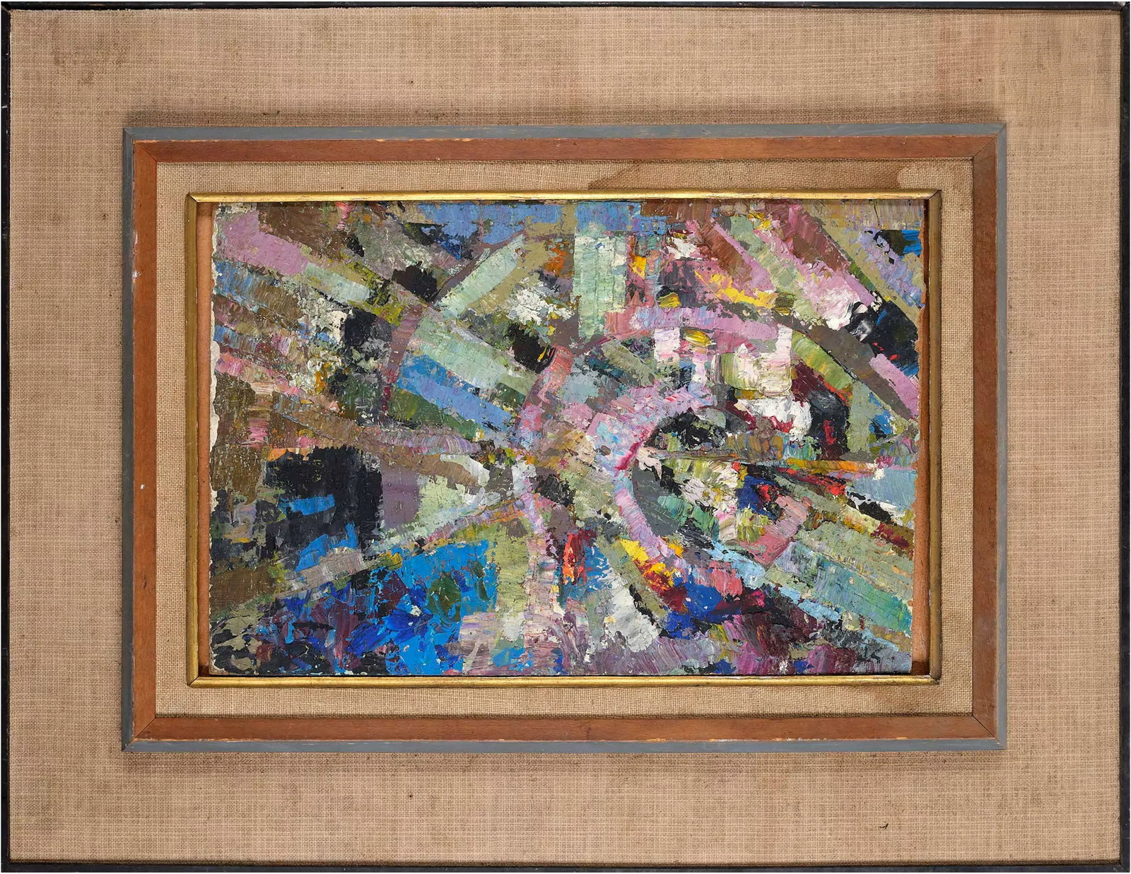 Jacques Germain Attr. Abstract Composition, oil on panel (1 of 3)