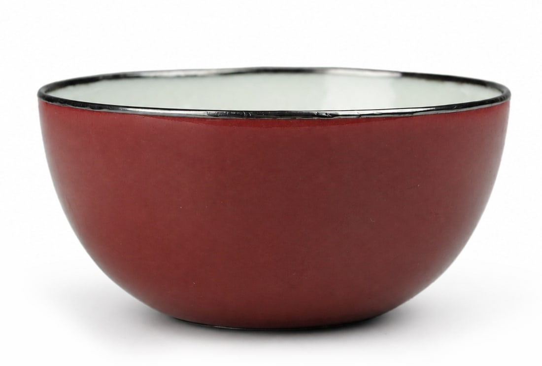 A red-glazed bowl (1 of 2)