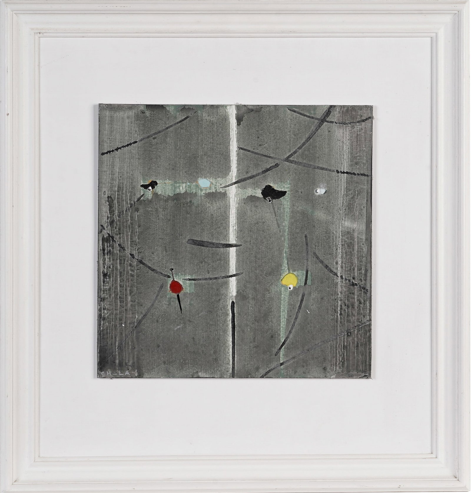Christian Larry Attr. Enfin des Formes, oil on board (1 of 3)