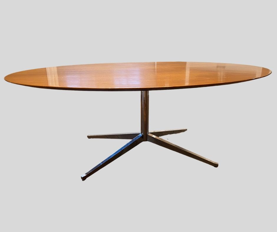 Florence Knoll Oval Dining Table, Circa 1960 -1970