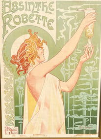 Henri Privat- Livemont (French, 1861-1936) Absinthe Robette, 1896, Poster