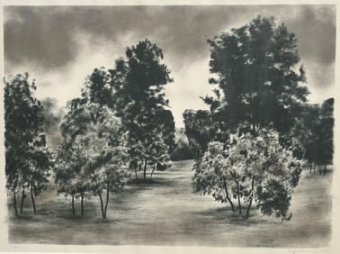 April Gornik (American, 1953), Summer Landscape, 1987, Screenprint On Paper