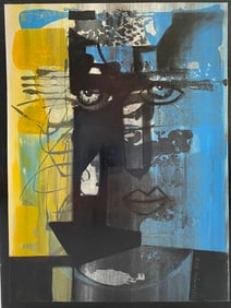 Hugo Barajas (Mexican, B. 1967), A Un Lado Del Mar, Oil On Panel, 2018
