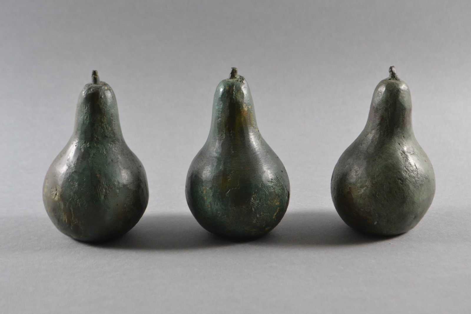 Jesus Tellosa (Mexican, 1936-2012), Trio Of Pears, Bronze: Signed: Tellosa, H: 4"