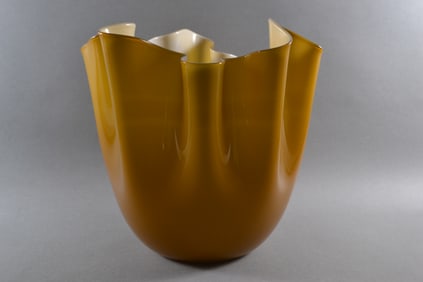 Venini, Fazzoletto Bicolore Vase / Handkerchief Vase, 2000