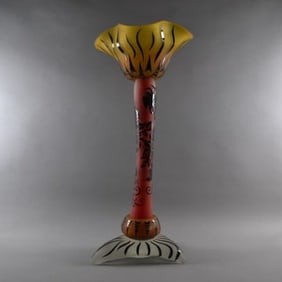 Italian Cameo Glass Tazza