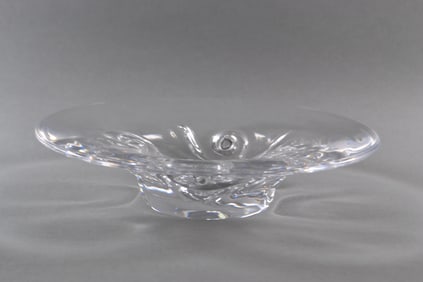 Goran Warff For Kosta Boda Modernist Art Glass Bowl, Sweden