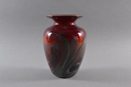 Michael Nourot Red Vase