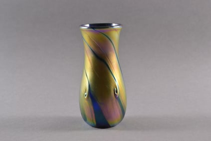 Signed, Opalescent Vase, 1994
