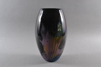 Signed Art Glass Vase