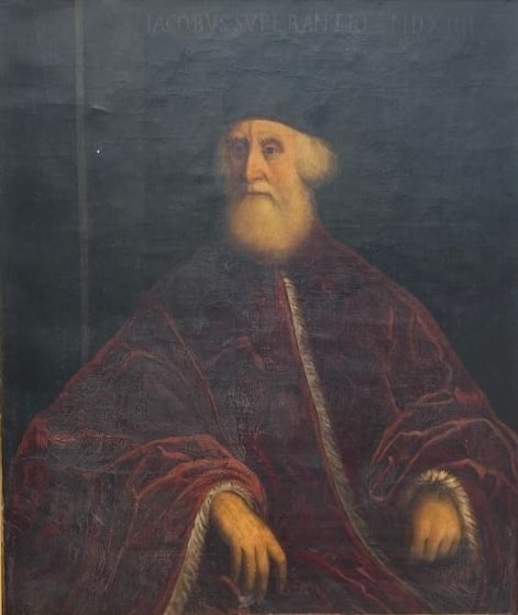 After Jacopo Tintoretto, Portrait Of Procurator Jacopo Soranzo Or Jacobus Superantio MDXIIII