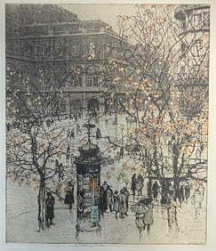 Luigi Kasimir ( Austro-Hungarian, 1881 - 1962), Vienna Opera House, 1922