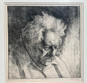 Bill Murphy (American, Born 1952), John Noble, Etching, Edition Print 90/250