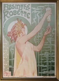 Henri Privat- Livemont (french, 1861-1936) Absinthe Robette Poster