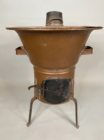 Copper Surgical Antenna Sterilizer Circa WW1 (1914 - 1918) Possibly French