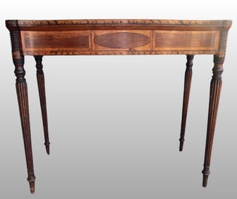 American, Massachusetts (Probably Boston), Federal Card Table , Circa 1800