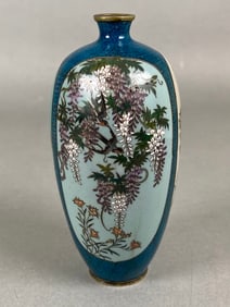 Japanese Cloisonne Enameled Bud Vase