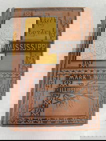 Mark Twain, Life On The Mississippi, ILLUSTRATED, James R. Osgood And Company, 1883