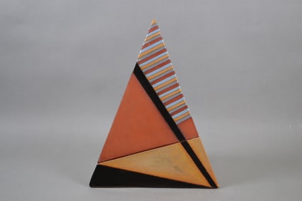 Susan McInnes Shapiro Pyramid Box, Glazed Ceramic (terracotta)