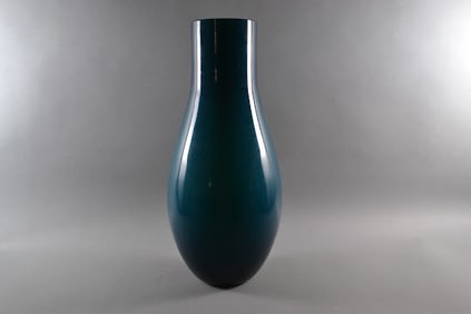 Venini Tall Sapphire Vase, 2002