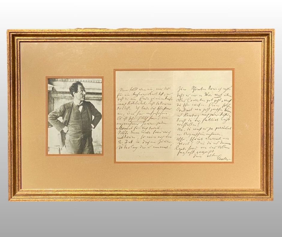 Gustav Mahler Signed Letter (1 of 4)