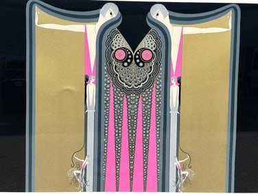 Erte (American/Russian, 1892 - 1990) Twin Sisters
