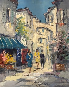 French School, Paris Street Scene, 20th Century