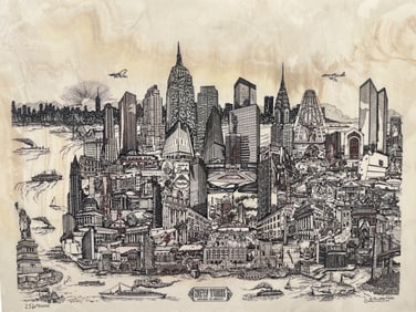 E. Rouble For World Cities LTD, New York Gateway To America, 1977