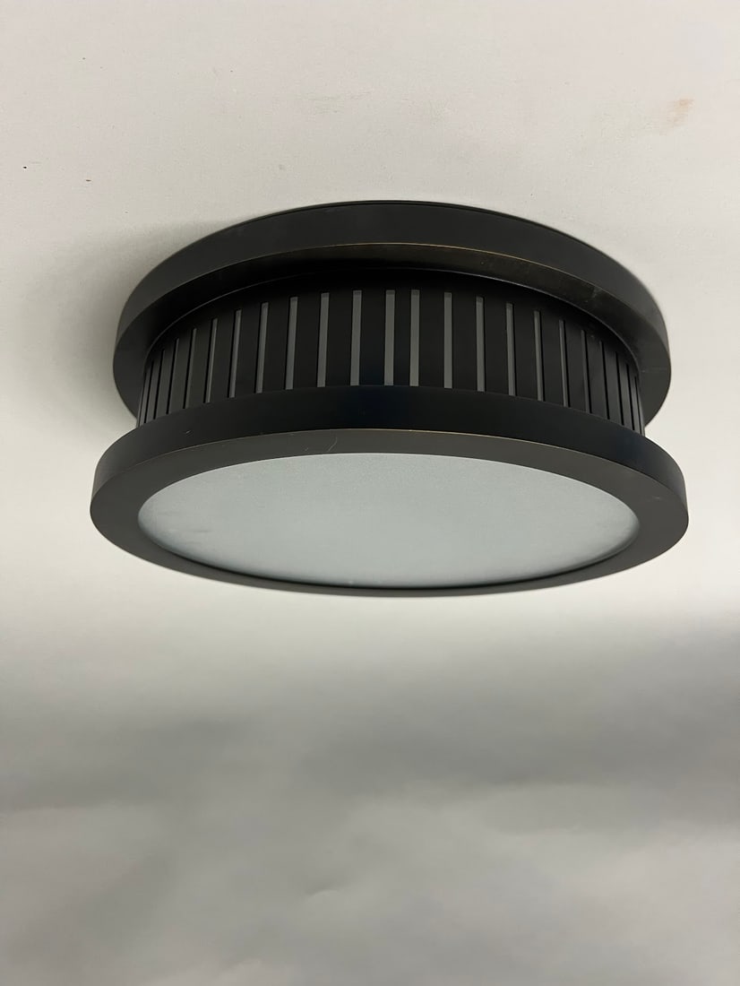 The Urban Electric Co. CHP Black Toned Flush Mount Ceiling Fixture (1 of 2)