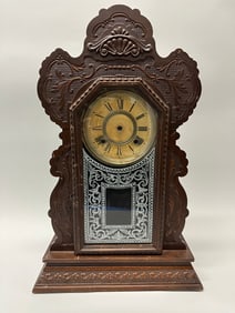 American, Ansonia Victorian Mantle Clock, Late 19th Century