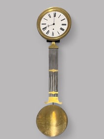 Brass Hanging Pendulum Clock