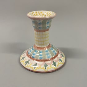 Mackenzie Childs Madison Small Candlestick