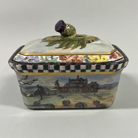 Mackenzie Childs Maclachlan Tureen And Lid