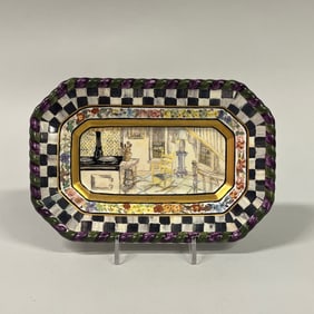 Mackenzie Childs Maclachlan Serving Plate