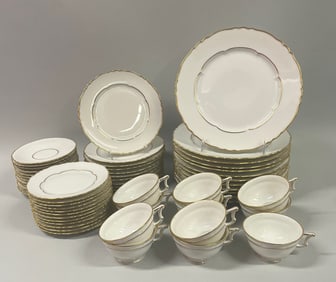 Haviland Limoges Sheraton 59 Piece Partial Dinner Service
